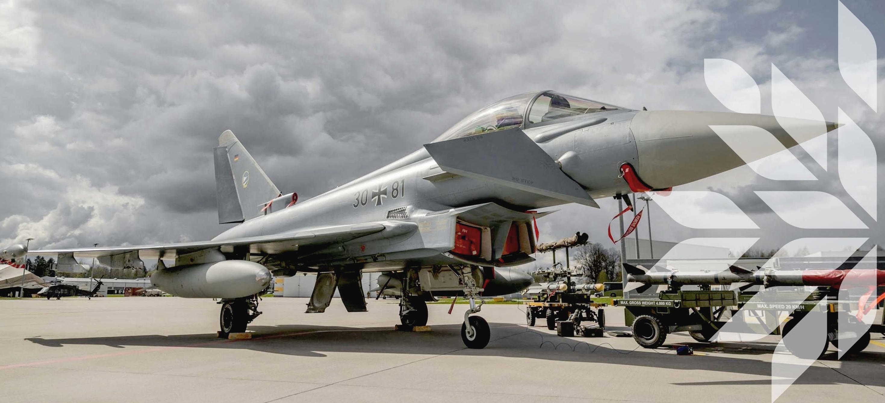 A German air force eurofighter Typhoon