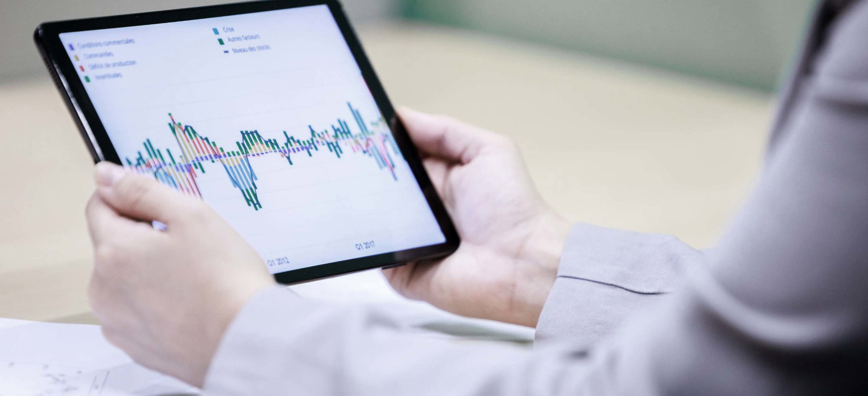 Tablet shows economic balance