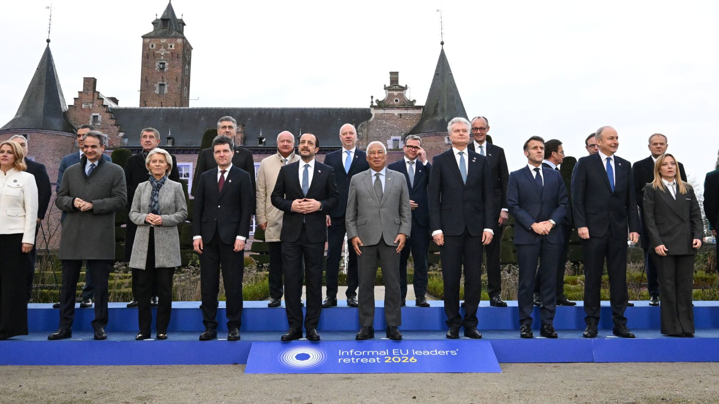 Family photo of the Informal EU leaders retreat