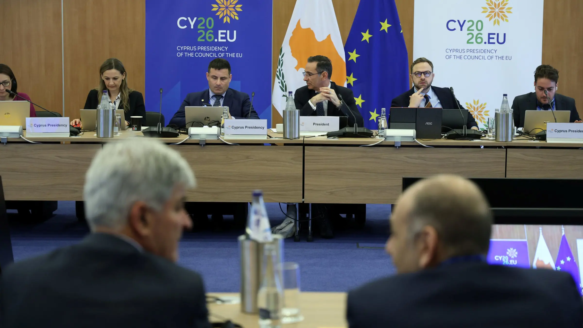 people sitting at roundtable