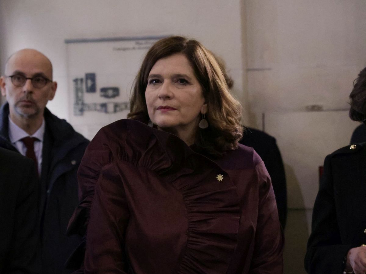 Vasiliki Kassianidou, Deputy Minister of Culture, at the exhibition "Cyprus at Louvre"